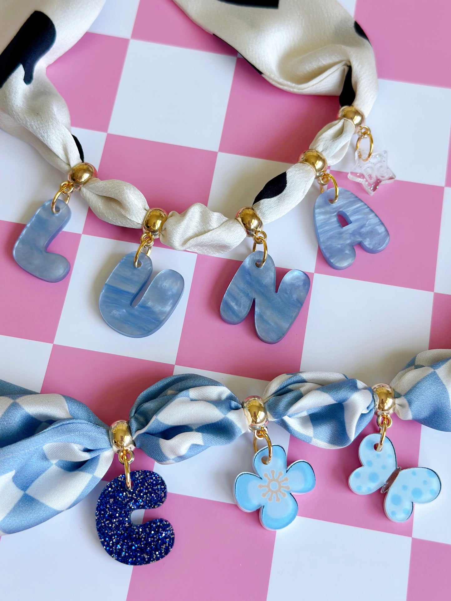 CUSTOMIZE YOUR OWN Scarf Charm Necklace