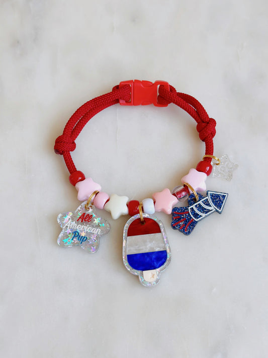 All American Pup Charm Necklace