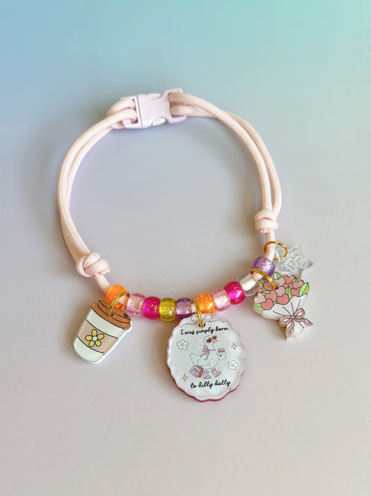 Born to Dilly Dally Charm Necklace